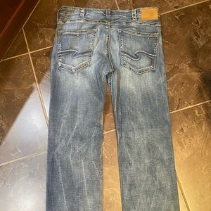 Silver “Zac” mens jeans 34